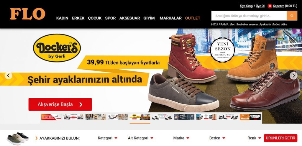 Online ayakkabi alışveris siteleri nelerdir