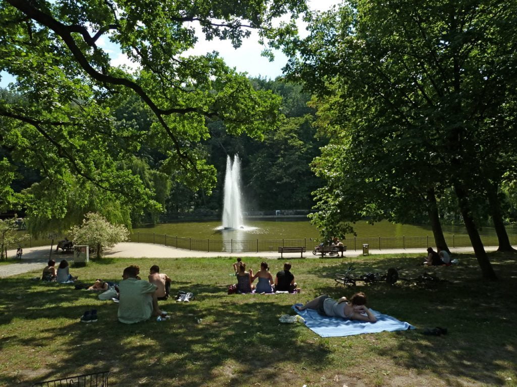 Berlindeki Parklar Volkspark 